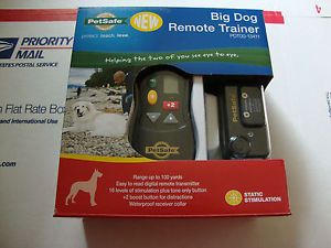 New PetSafe Remote Big Dog Pet Training Shock Collar Stop Bark Control Trainer