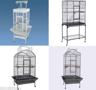 Large Metal Bird Cage Parrot Macaw Cages Cockatiel Stand House Bird Supplies