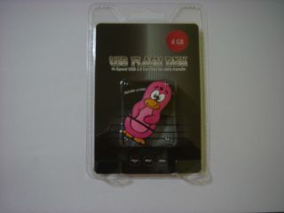 Pink Penguin USB Flash Drive