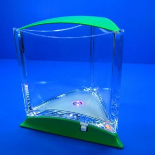Ista Stylish Display Case Mini LED Fish Tank Green Color for Betta Fish Guppy