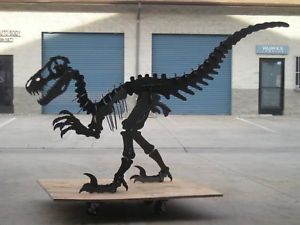 Dinosaur Steel Sculpture Extra Large 10 Feet Long 6 Feet Tall