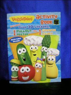 1 VeggieTales Coloring Activity Book 1 Pull Out Poster 1 Growth Chart