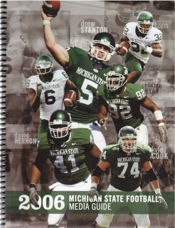 Michigan State Spartans Official 2006 Information Media Guide Spiral Bound