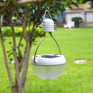 1x Solar Outdoor 8 LED Human Body Motion Sensor Camping Lantern Lamp Night Light