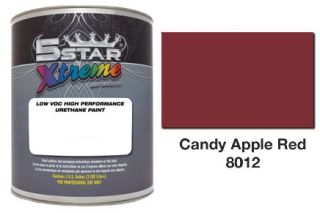 5 Star Xtreme Candy Apple Red Urethane Paint Kit 8012