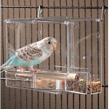 Corral Seed No Mess Bird Feeder Parrot Toy Toys Canary Cockatiel Finch Tidy