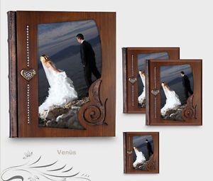 Professional Leather Wedding Photo Album 14X11 Inc 25x30 cm Profesional Album