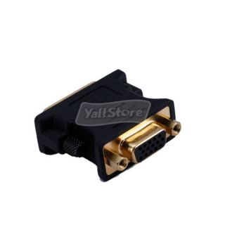 USB to DVI I Female VGA HDMI Graphic Card Adapter Converter Stereo Sound Output