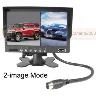 7" 4 CH Camera Video Quad Processor TFT LCD Monitor