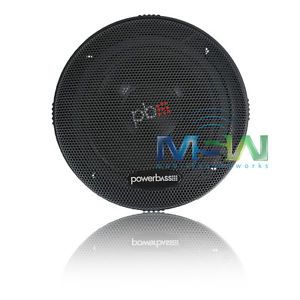 Powerbass® s 5c 5 25" 2 Way Car Audio Stereo Component Speaker System 5 1 4" S5C
