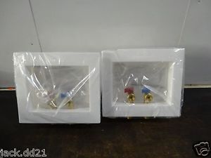 2 New Water Tite IPS Du All Dual Drain Washing Machine Outlet Box 1 4 Turn
