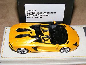 1 43 Looksmart Lamborghini Aventador Roadster Giallo Orion Alcnatara Base