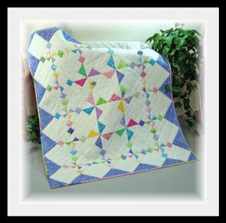 New Spring Winds Crib Twin Baby Quilt Pattern New