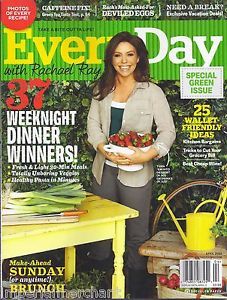 Everyday with Rachael Ray Magazine Weeknight Dinners Kitchen Bargains Cheap Wine