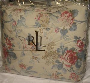 Ralph Lauren Lake House Floral King Comforter New 1st Quality