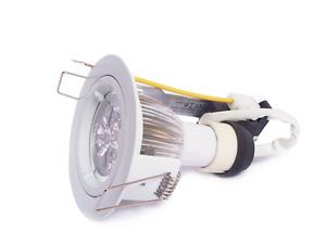 10x 5W Cool White Dimmable GU10 LED Downlight Kit Recessed Ceiling Down Light