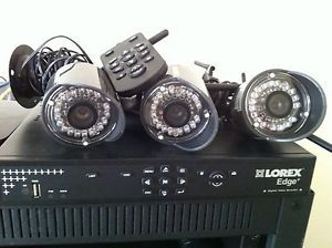 Lorex Edge LH328000 8 Channel 1TB DVR Wireless Security Camera System w LW2110