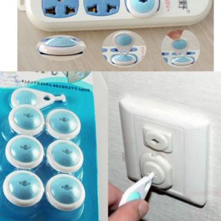 Electric Socket Baby Child Electrical Security Plastic Safety Safe Lock Cover