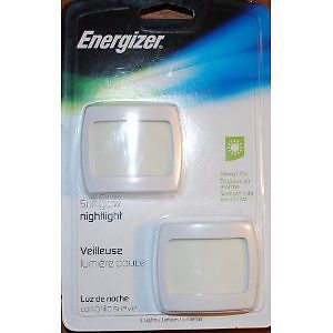 2 Energizer Night Light Soft Glow LED Security Hallway Ultra Slim ENLPLUFP2