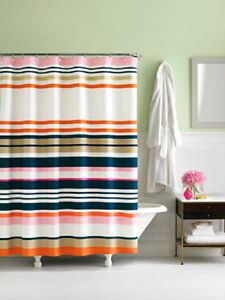 Kate Spade Candy Shop Stripe Shower Curtain