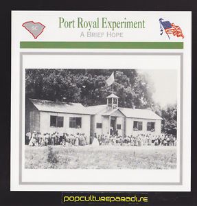 Port Royal Experiment Freedman Bureau Beaufort SC U s Civil War Card