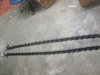 McKinnon 5/8 ANG 90 WLL 10100 Tow chain w/ Hook 2 @ 7 foot long
