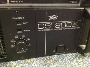 Peavey CS 800 CS 800 CS800X 600W x 2 Professional Stereo Power Amplifier