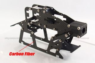 3D 6CH T Rex 450 V2 Metal Head Rotor Carbon Fiber Boby Helicopter Kit Stock US