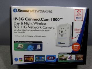 Swann Networking IP 3G Connetcam 1000 Wireless 802 11g Network Camera Day Night