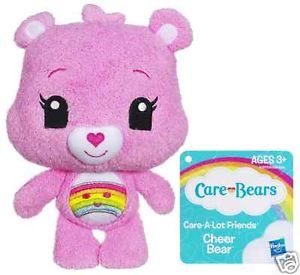 Care Bears Care A Lot Friends Cheer Bear Plush 7" H New 2013 Edition