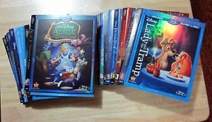 Disney Animated Classics Blu Ray Slipcovers Only No Discs or Cases