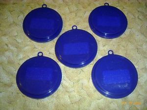 Set of 5 Pet Food Petfood Dog Puppy Cat Kitten Lids Can Top Cover  Top Paw