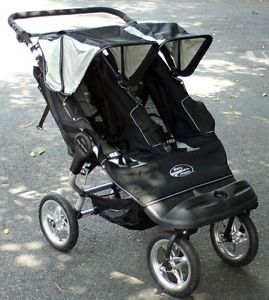 Baby Jogger City Series Double Jogging Swivel Wheel Stroller Pickup Only NJ