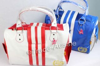 Sporty Pet Carrier Tote Bag Blue White for Dog Puppy Cat Doggy Fashionable