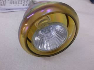 2 Hampton Bay Brushed Nickel Pendant Track Light Amber Glass Shade 450581