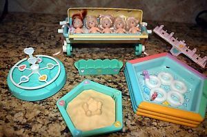 Tyco Quints Dolls Accessories Stroller Carriage Pool Barbie Babies 1990'S