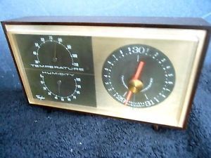 Vintage TAYLOR Humidiguide Desktop Thermometer Humidity MCM Style 3.5”