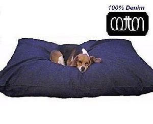 XXL 55"x37"x4" Extra Large Durable Tough Denim Jean Pet Dog Bed Cover Replacem