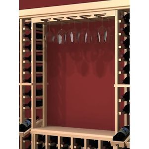 Wine Cellar Rustic Pine Wall Mounted Wine Glass Rack
