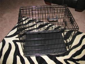 2 Door Folding Dog Crate Cage Kennel from  Small Dog