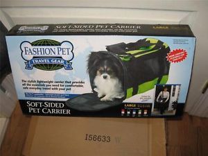 Fashion Pet Cabin Airline Soft Sided Kennel Cab Dog Cat Carrier Large Blue New