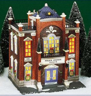 Precinct 25 Police Station New Departmenet Dept 56 Christmas in The City D56 CIC