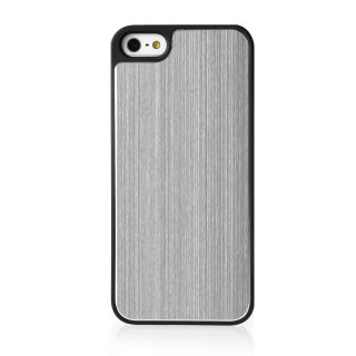 Silver Luxury Brushed Aluminum Chrome Hard Case for iPhone 5 5g 6th Stylus Film