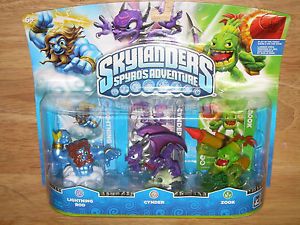 Skylanders Spyro's Adventure Video Game Figures Lightning Rod Cynder Zook 047875843585