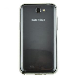 Silver Tone Aluminum Metal Frame Bumper Case for Samsung Galaxy Note II 2 N7100