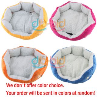 Gift Cute Warm Soft Comfortable Pet Dog Cat Bed Style Sleep Accessories w Mat