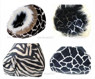 Cute Leopard Pet Kitten Cave Hooded Warm Dog Pet Bed House for Small Dog Cat Bed