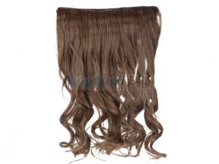 New Women's Long Curl Curly Wavy Hair Extension Clip on Sexy Stylish Fashion