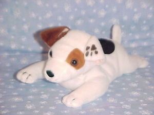 Wishbone Plush Dog 9" Long Bean Bag Stuffed Animal Puppy Pup Toy PBS Kids