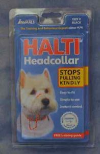 Head Collar Halti Black Headcollar for Mini Small Dogs Tcoa Dog Training